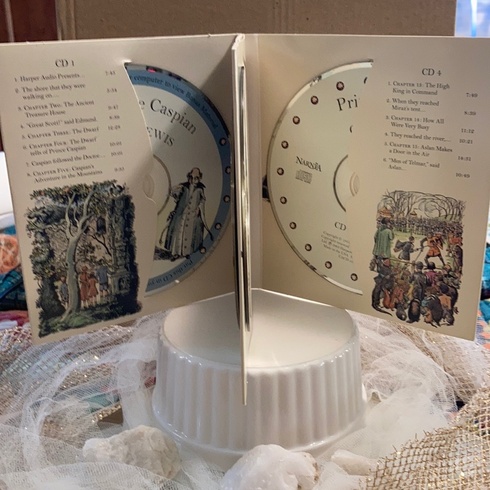 Prince Caspian 4 CD set audiobook (Chronicles of Narnia)